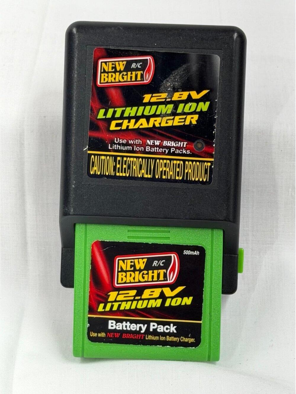 New Bright 12.8v lithium ion charger with battery.